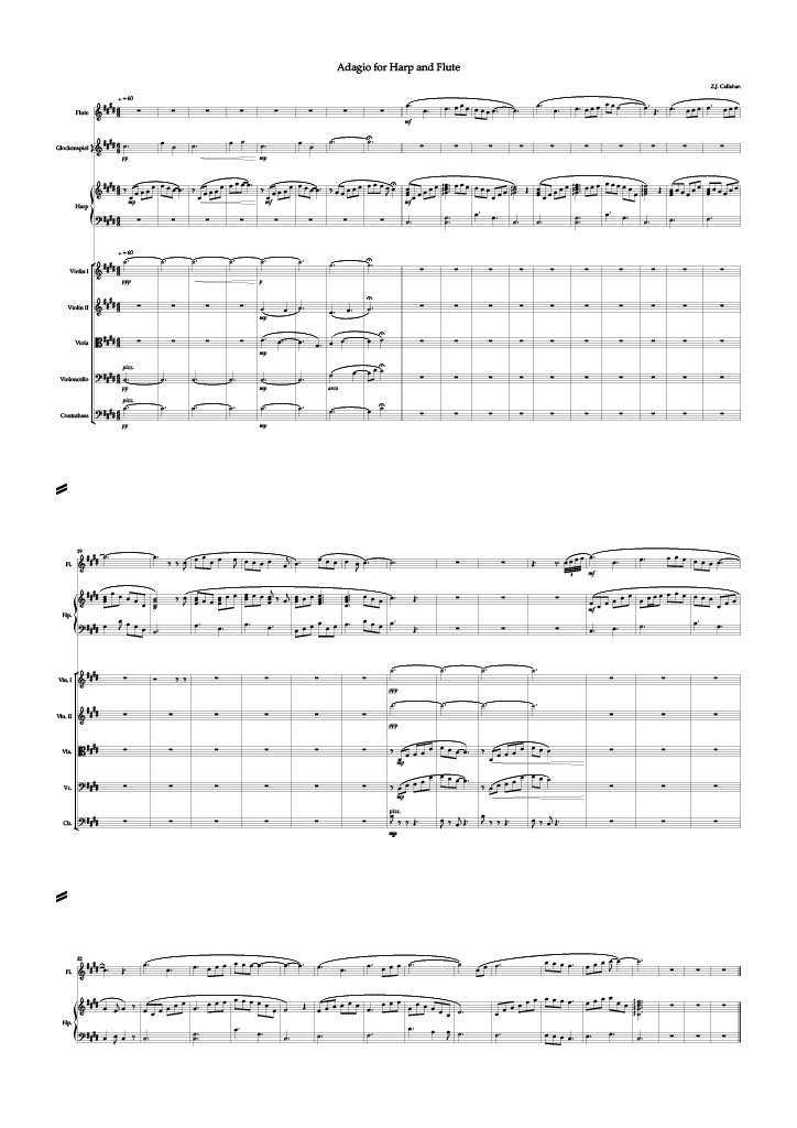 Adagio for Harp and Flute